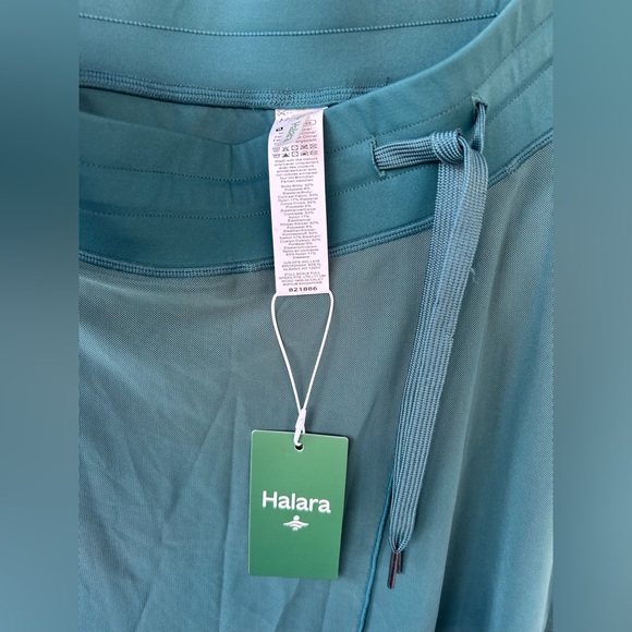 Halara Women's High-Waisted Drawstring Midi Skirt Contrast Mesh, 2-in-1, Medium - Picture 6 of 8